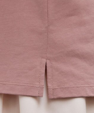 Tiaclasse 【おのののかさん着用】「サマケア」キーネックフレアスリーブトップス ピンク