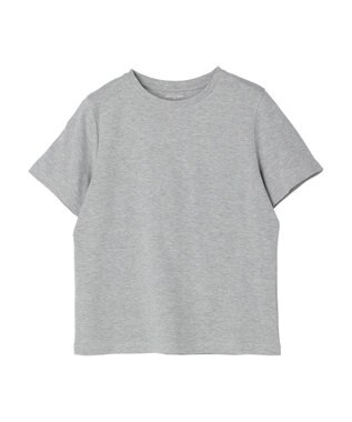 AMERICAN HOLIC Ｄａｉｌｙ！　クルーネック半袖カットプルオーバー2 Light Gray Mixture