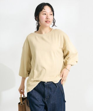 CRAFT STANDARD BOUTIQUE TC裏毛プルオーバー Beige