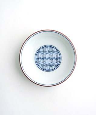 たち吉 【たち吉】染付宝づくし小皿〈５枚〉波佐見焼 ホワイト×ブルー