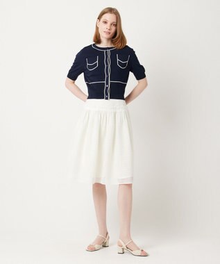 TOCCA 【消臭・洗える】BEACH VOLLEYBALL スカート アイボリー系