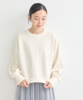 earth music&ecology パールプルオーバー Ivory