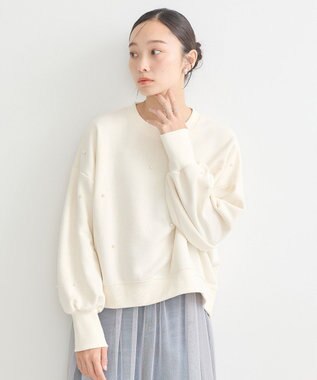 earth music&ecology パールプルオーバー Ivory