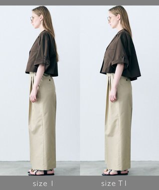 uncrave クールタッチカラータイプライター シャツジャケット ダークブラウン