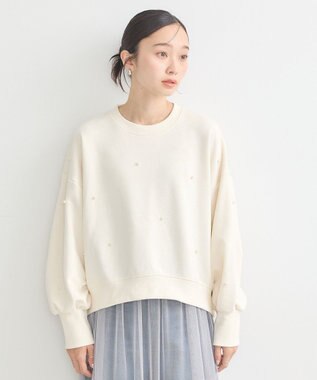 earth music&ecology パールプルオーバー Ivory