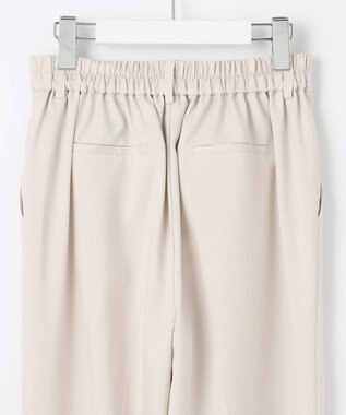 Feroux 【洗える】マリンテーパードパンツ アイボリー系