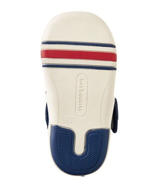 MIKI HOUSE HOT BISCUITS 【13-14.5cm】ダブルラッセル サマーセカンドベビーシューズ 紺