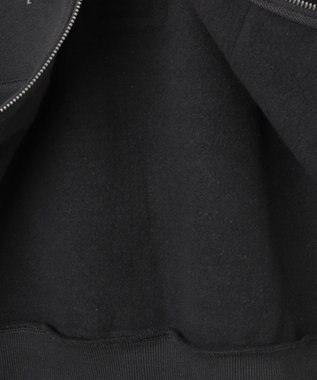 WEGO 【裏起毛/セットアップ対応】グラフィック裏起毛ZIPビッグパーカー グレー