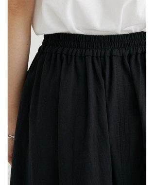 Green Parks ■ＥＳＣＡＲ　サイドポケットギャザースカート Black