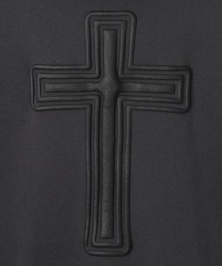 WEGO 【裏起毛/セットアップ対応】グラフィック裏起毛ZIPビッグパーカー グレー