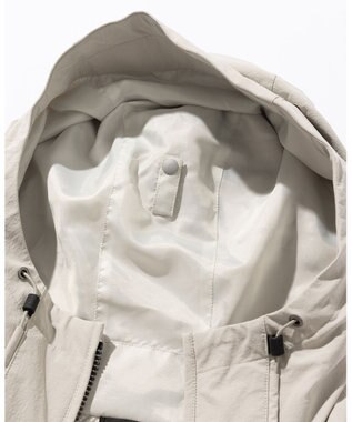 JOSEPH ABBOUD MOUNTAIN 【軽量/ストレッチ】CORDURA アウトドア ニット パーカー ライトグレー系