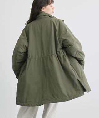 AMERICAN HOLIC 軽ポカ撥水加工オーバーサイズコート Khaki