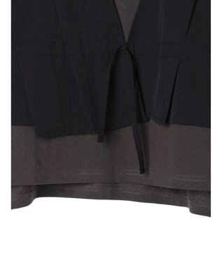 earth music&ecology ビスチェドッキングプルオーバー Black