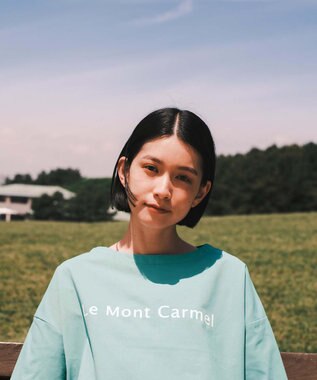 SHARE PARK LADIES 【UVカット・吸水速乾・ストレッチ・軽量 】ロゴショートTシャツ（S・Mサイズ） サックスブルー系
