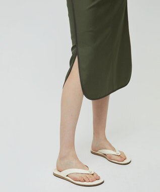 BEIGE， WISTERIA / ナロースカート Khaki