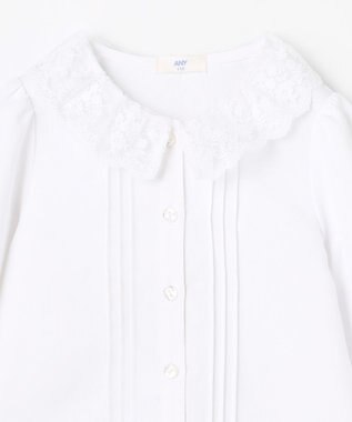 ANY KIDS 襟レース ブラウス ホワイト