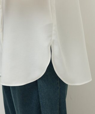 Green Parks フリルカラーインナーシャツ Off White