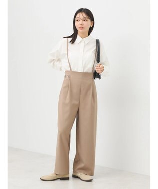 earth music&ecology パールボタンシャツ Off White