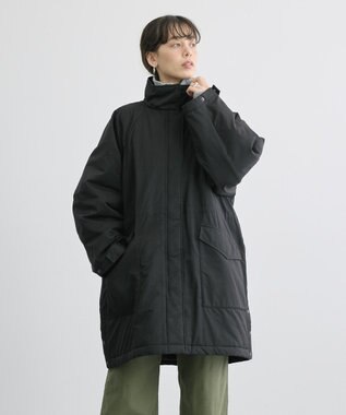 AMERICAN HOLIC 軽ポカ撥水加工オーバーサイズコート Black