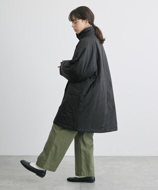 AMERICAN HOLIC 軽ポカ撥水加工オーバーサイズコート Black