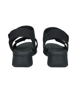 Bridget Birkin 【Round About】ラインストーンアンクルストラップサンダル ブラック雑材