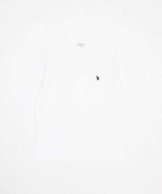 WEGO U.S. POLO ASSN.別注 接触冷感T（SS） ホワイト