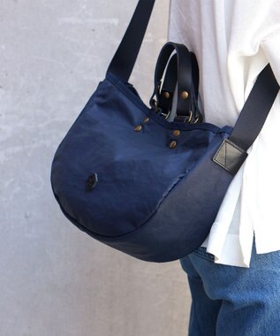 FOLNA RD グリンザ・コーデュラナイロン 2wayトートバッグ ネイビー