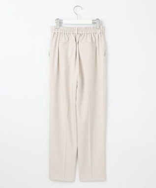 Feroux 【洗える】マリンテーパードパンツ アイボリー系