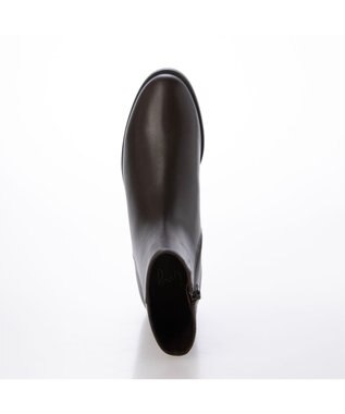 ing <ing>ミニマルショートブーツ ダークブラウン