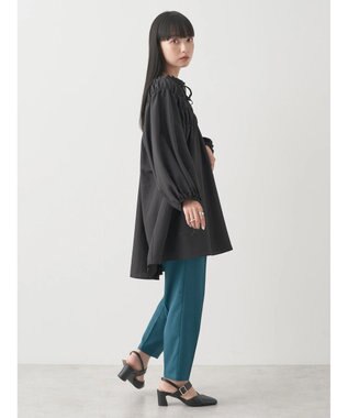 earth music&ecology シャーリングチュニック Black