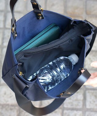 FOLNA RD グリンザ・コーデュラナイロン 2wayトートバッグ ネイビー