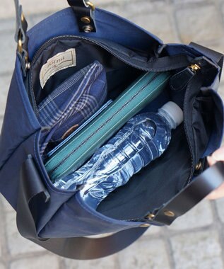 FOLNA RD グリンザ・コーデュラナイロン 2wayトートバッグ ネイビー