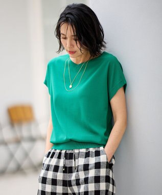 ANY L ハーフスリーブニット ケリー