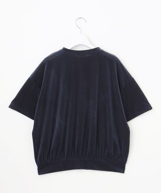 自由区 L 【SHIHOさん着用】シアーベロア カットソー ネイビー