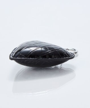 Phoebe ハートレザーバッグチャーム　ブラック ブラック