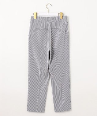 ANY SIS 【洗える】コードレーンストレッチ テーパードパンツ ネイビー