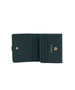 CLATHAS デフィ 内ボックス二つ折り財布 グリーン