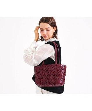 genten カレイド トートバッグ ワイン