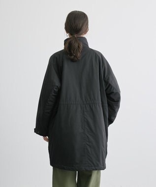 AMERICAN HOLIC 軽ポカ撥水加工オーバーサイズコート Black