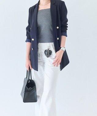 Phoebe ハートレザーバッグチャーム　ブラック ブラック