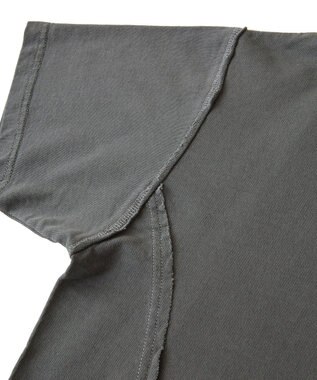 Green Parks ピグメント裏毛切りっぱなしチュニック Brown