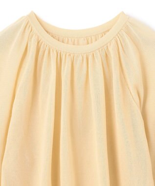 UNFILO シアーギャザーニット クリーム