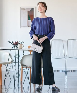 自由区 L 【セット可】ラミーブッチャー パンツ ネイビー系