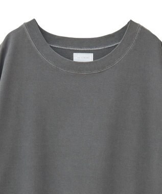 Green Parks ピグメント裏毛切りっぱなしチュニック Brown