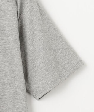 ANY 【汗ジミ防止加工】シルケットスムース半袖ロゴTシャツ トップグレー