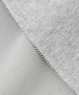 組曲 L スウェットライクニットブルゾン ライトグレー系