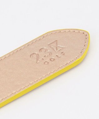 23区GOLF 【WOMEN】リバーシブルベルト ホワイト系