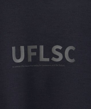 UNFILO MENS 【男女兼用】BEAUTY FORM JERSEY ロゴ クルー ネイビー