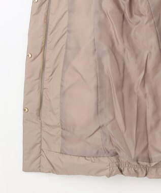 ANY 【洗濯機可/フード取り外し可能/撥水】楽映えリッチロング丈ダウン モカ