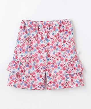 組曲 KIDS 【110-140㎝】サマーフラワー ショートパンツ ピンク